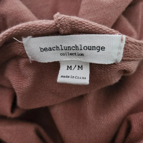 Beachlunchlounge tate tie dye hoodie in desert rose and white‎ size medium - Picture 4 of 6